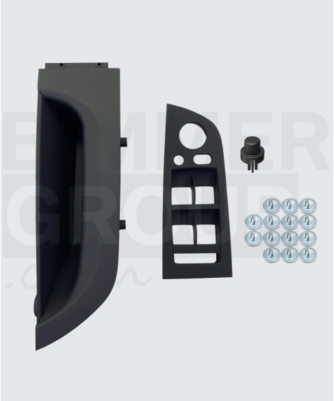 Black Driver-Side Door Handle for BMW 3 Series (E90/E91)