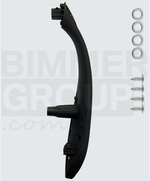 Black Rear Left Door Handle for BMW 3 Series, 4 Series, M3, M4 (F30/F31/F34/F36/F80)