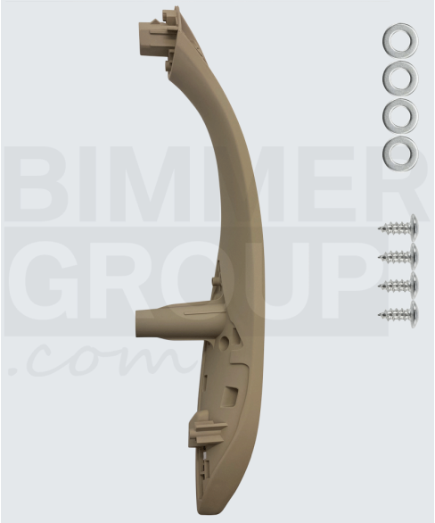 Oyster Rear Left Door Handle for BMW 3 Series, 4 Series, M3, M4 (F30/F31/F34/F36/F80)