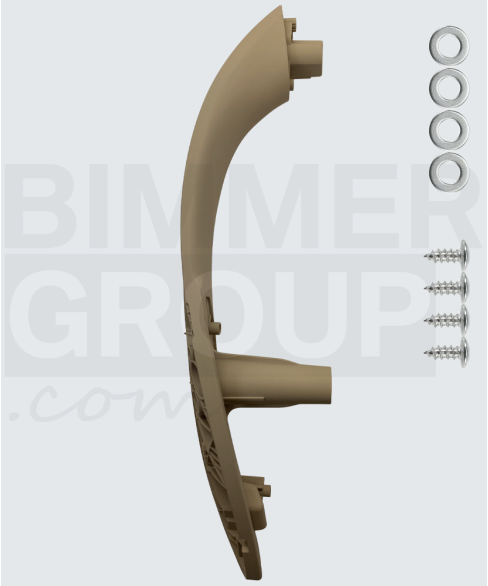 Oyster Rear Left Door Handle for BMW 3 Series, 4 Series, M3, M4 (F30/F31/F34/F36/F80)
